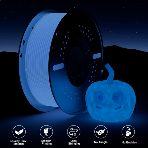 PLA Luminous 3D Printing Filament 1.75mm 1KG