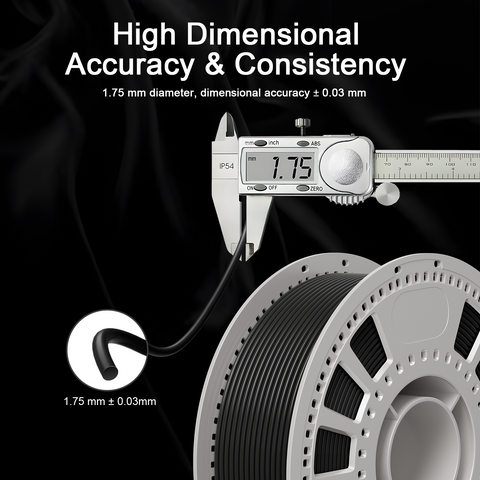 PLA Silk Tri Color 3D Printing Filament 1.75mm 1KG