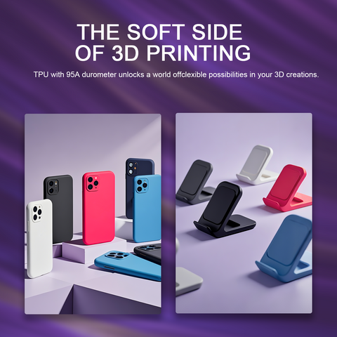 TPU-95A 3D Printing Filament 1.75mm 1KG