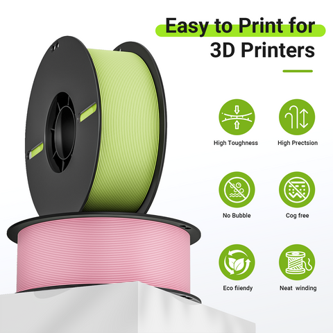 PLA Matte 3D Printing Filament 1.75mm 1KG