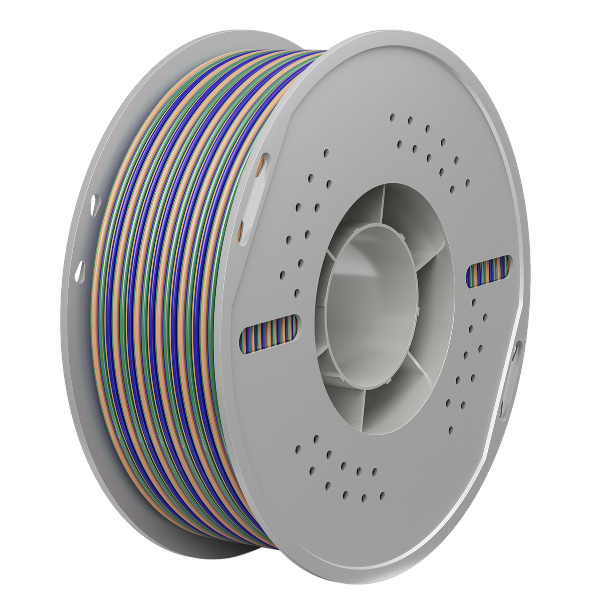 PLA Silk Tri Color 3D Printing Filament 1.75mm 1KG