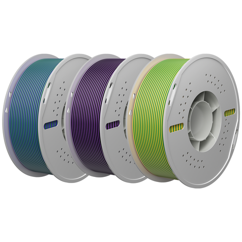 PLA Silk Dual Color 3D Printing Filament 1.75mm 1KG